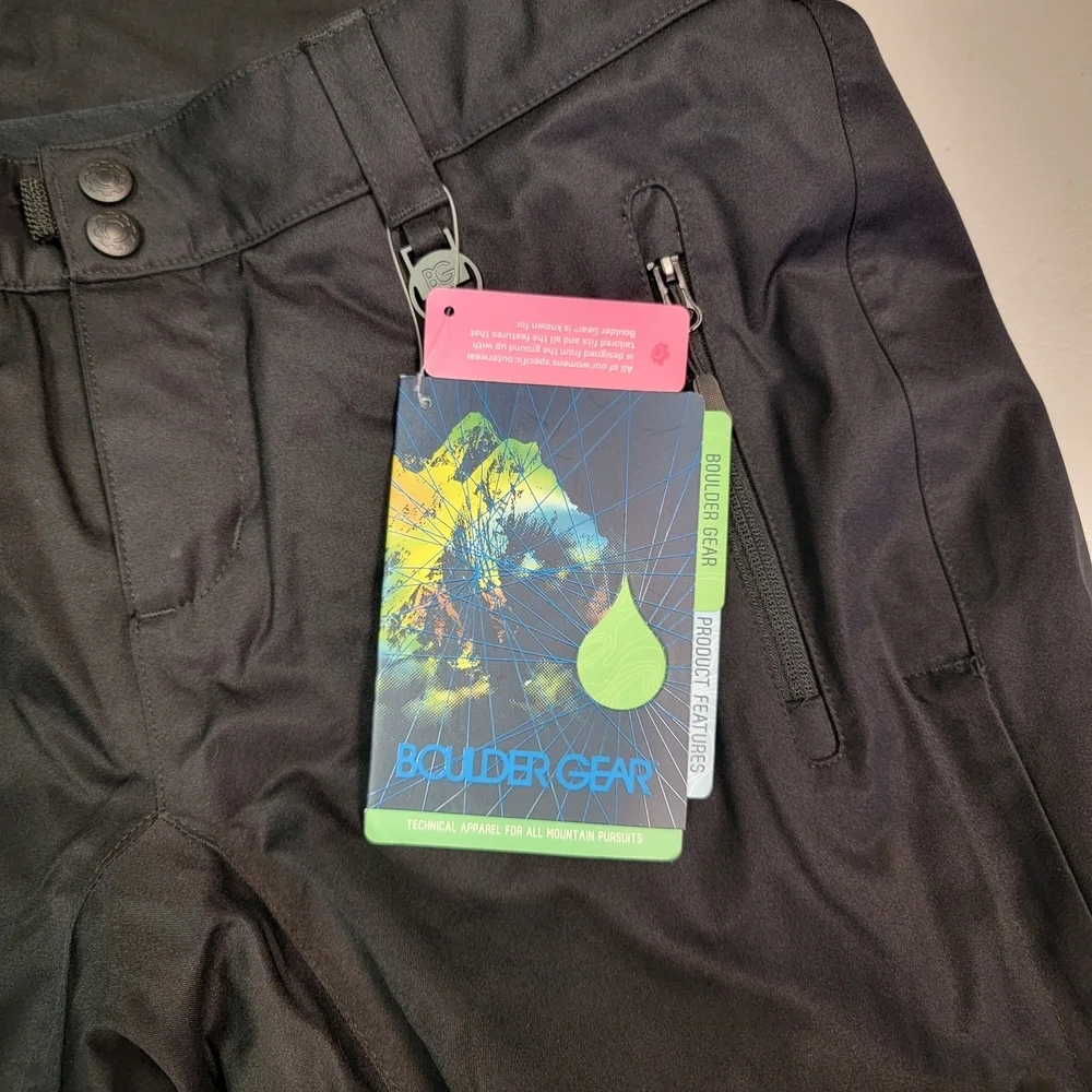 Boulder‎ Gear Women's Luna Black Ski Snow Pants 2442R Size 8